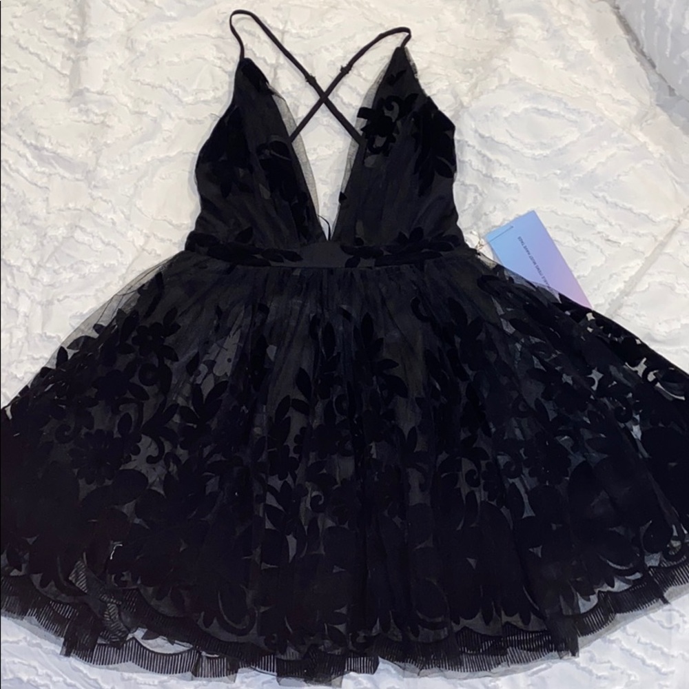 black formal dress